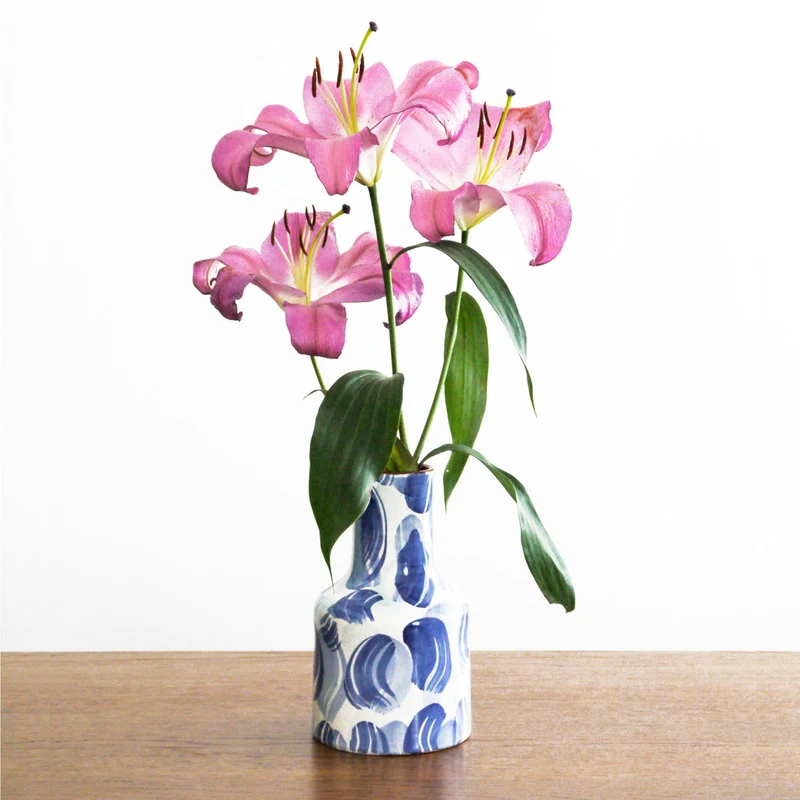 garafe Vase „Fan garafe in Blau