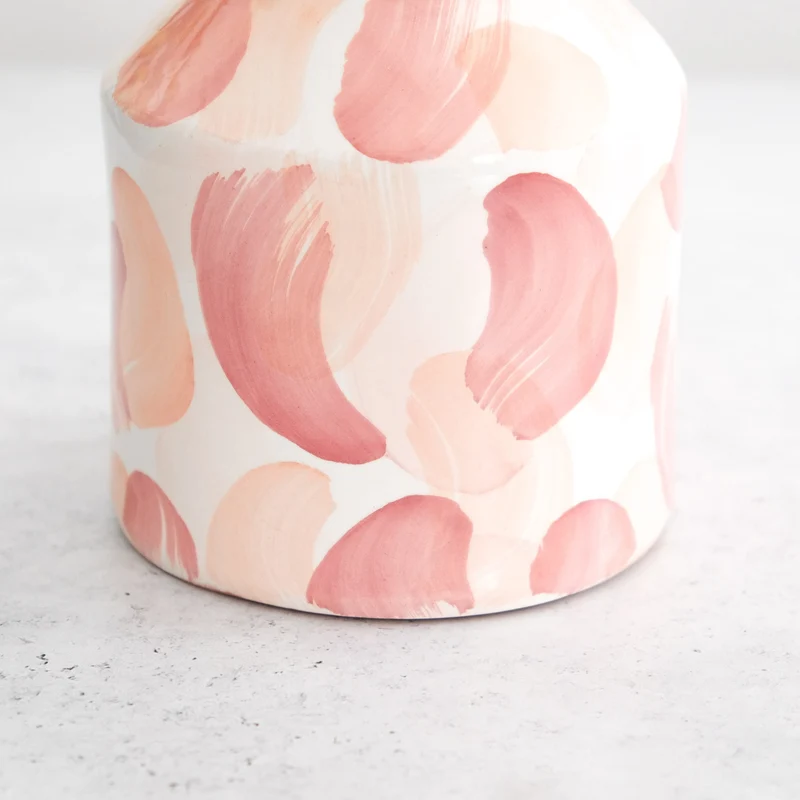garafe Vase „Fan garafe in Rosa