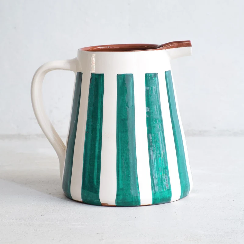 Streifenkrug in Teal 2L
