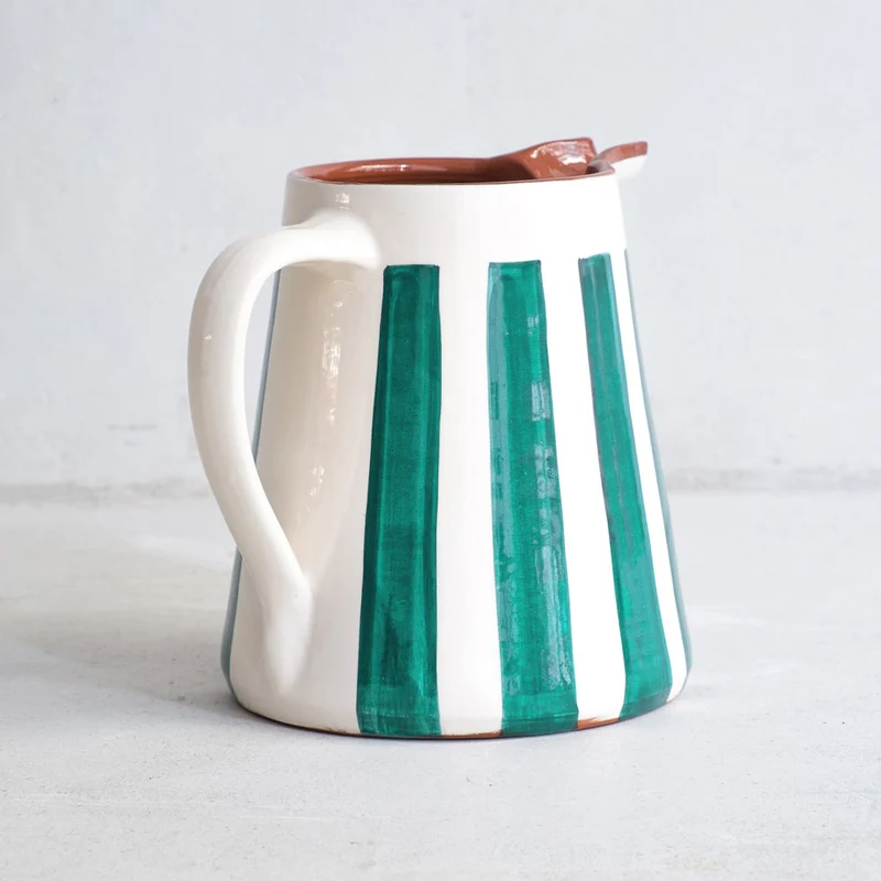 Streifenkrug in Teal 2L