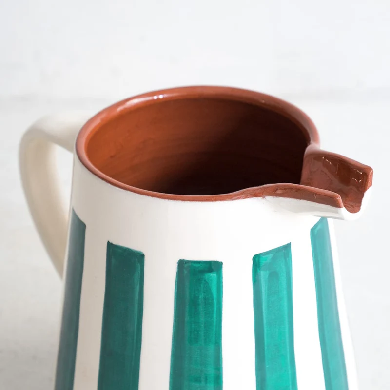 Streifenkrug in Teal 2L