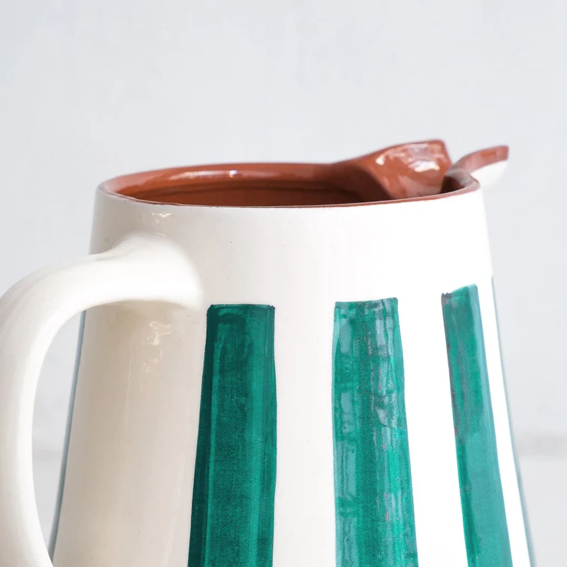 Streifenkrug in Teal 2L