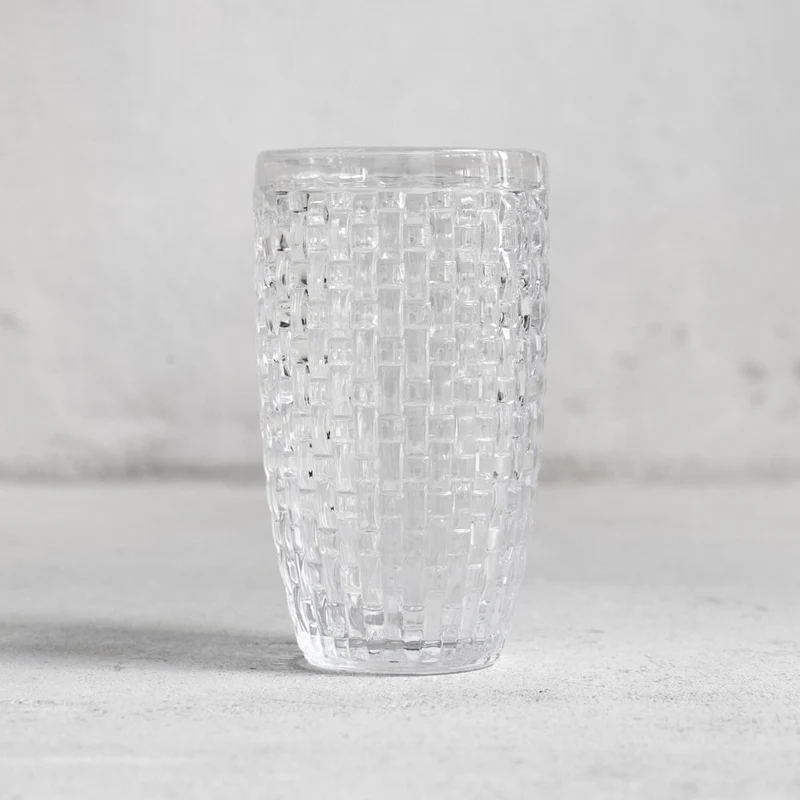 Glas mit Interlaced-Effekt 330ml - 6er Set