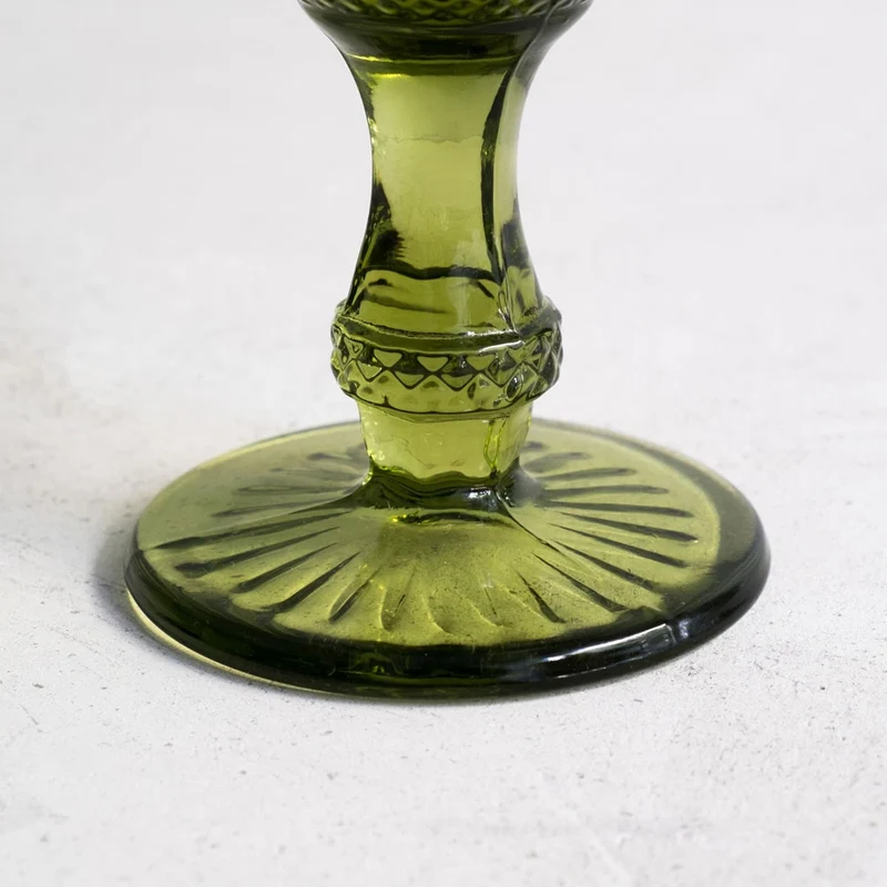 Wassergläser in Grün 220ml - Set von 6