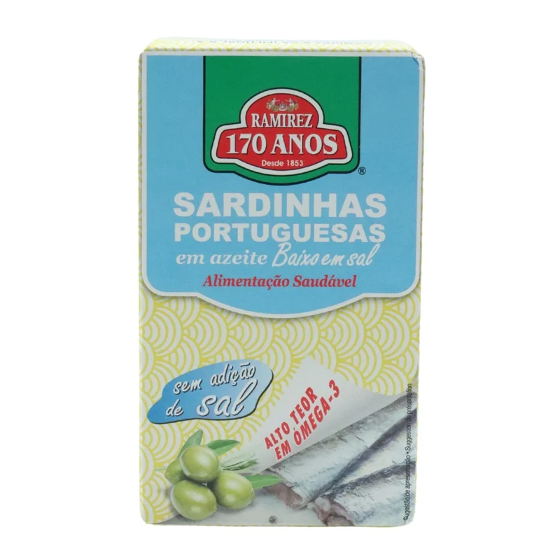 Ramirez Sardinha em Azeite com Baixo Teor de Sal