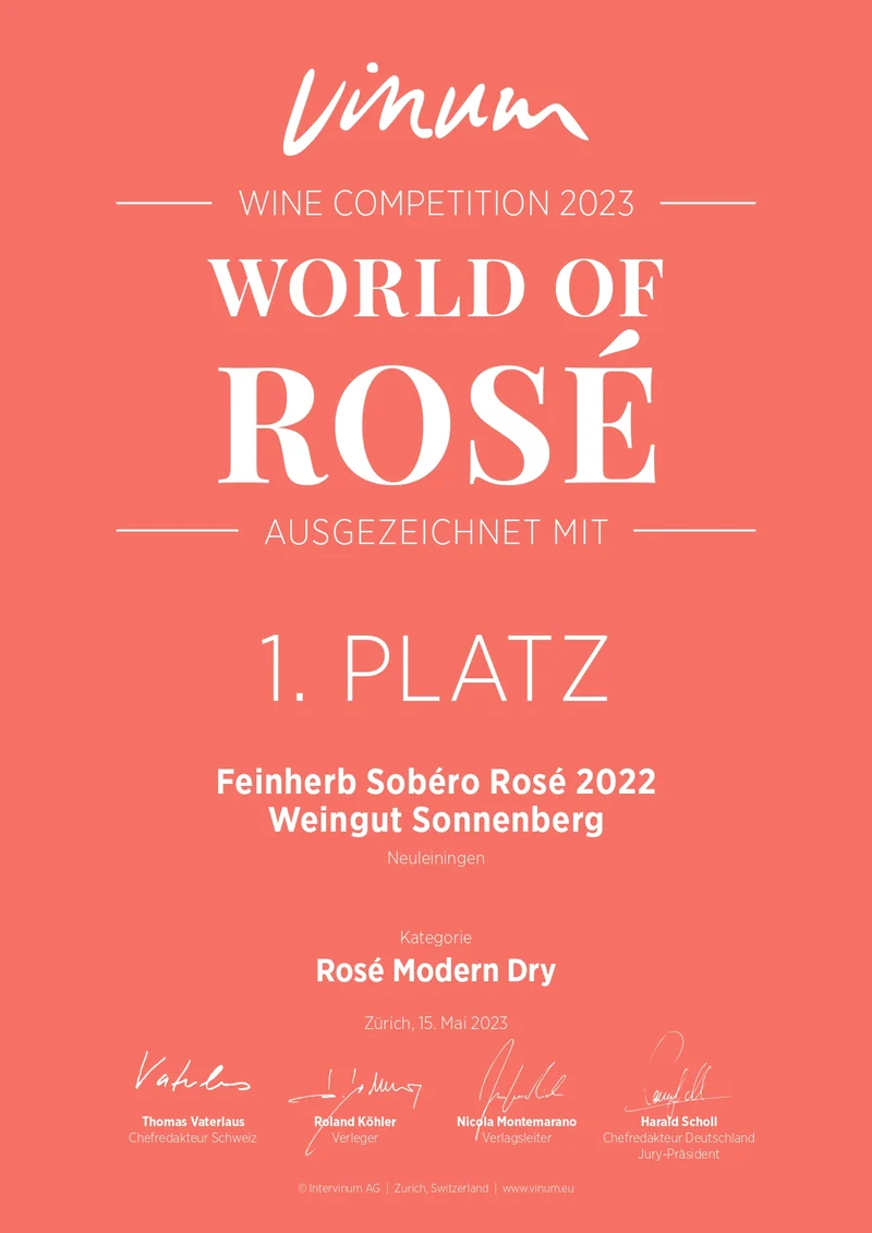 2025 Sobéro Rosé feinherb