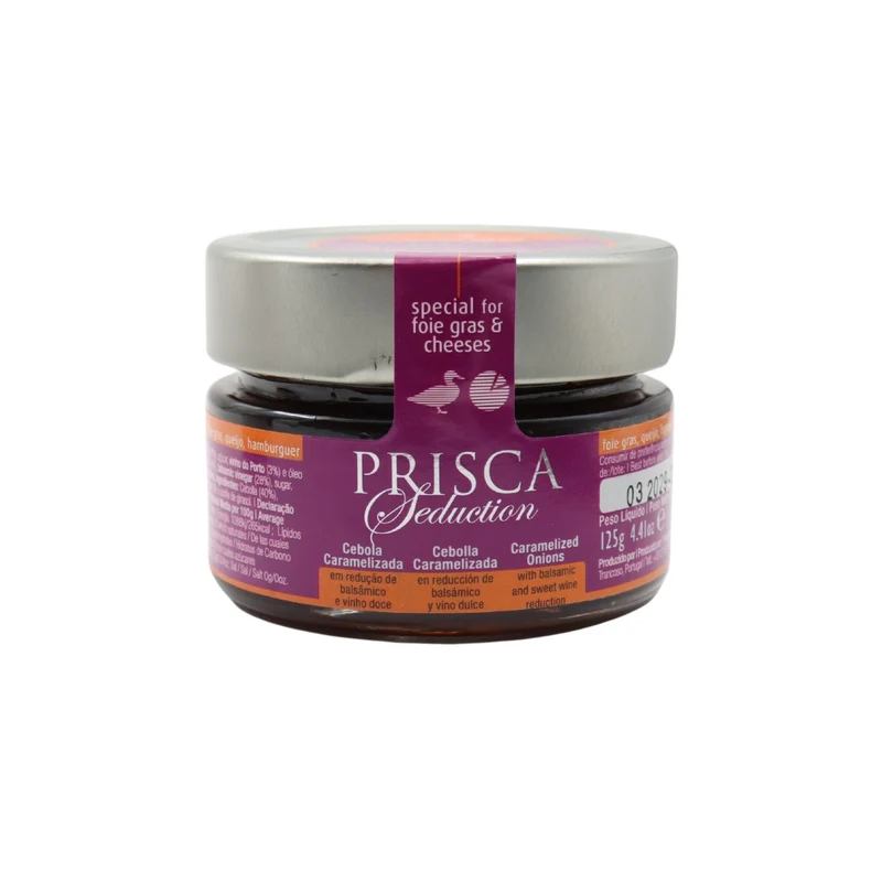 Prisca Seduction Condimento de Cebola com Vinagre Balsamico e Vinho Doce